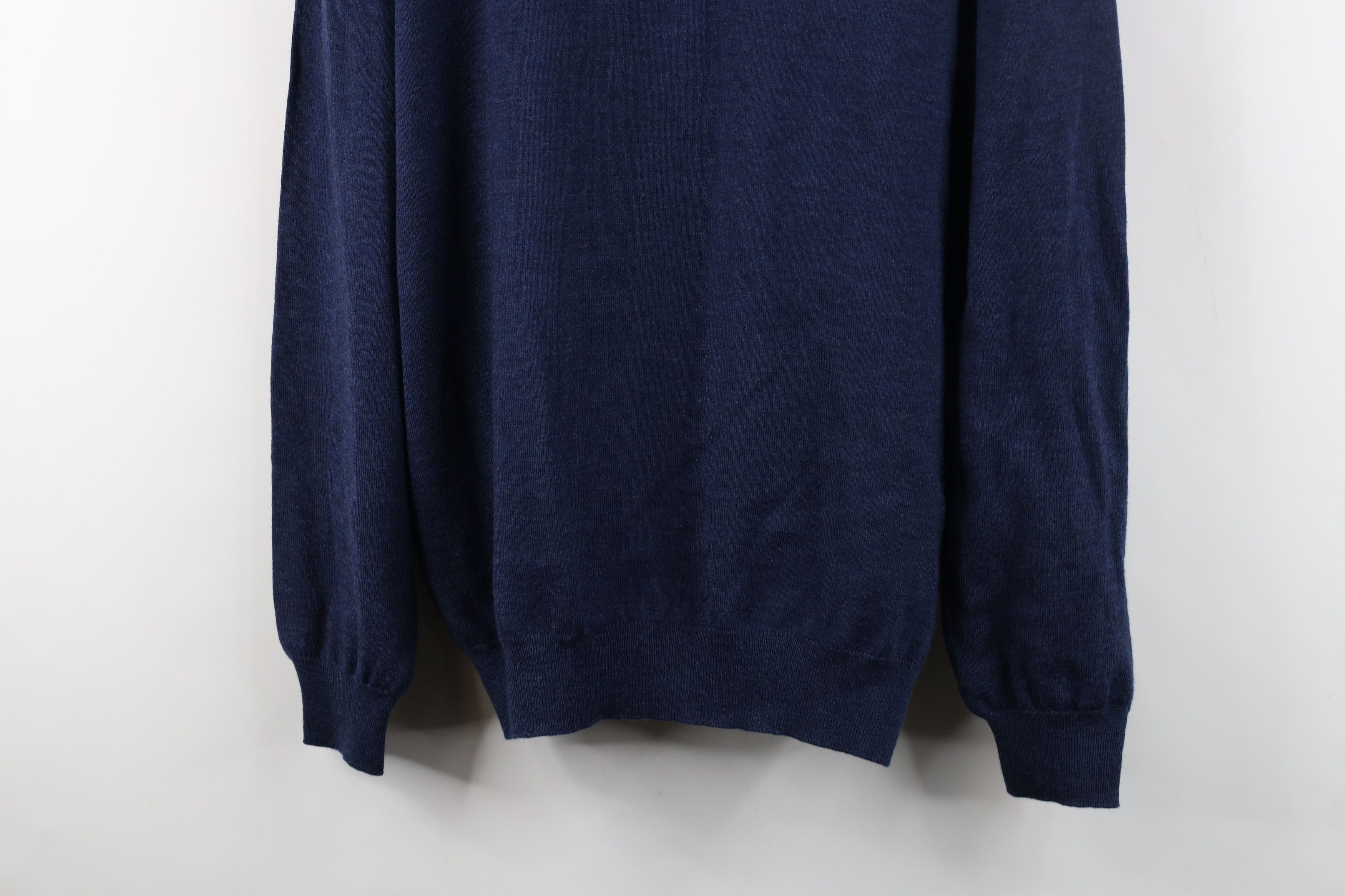 Vintage Vintage 90s Streetwear Merino Wool Knit Collared Sweater Size US L / EU 52-54 / 3 - 3 Thumbnail