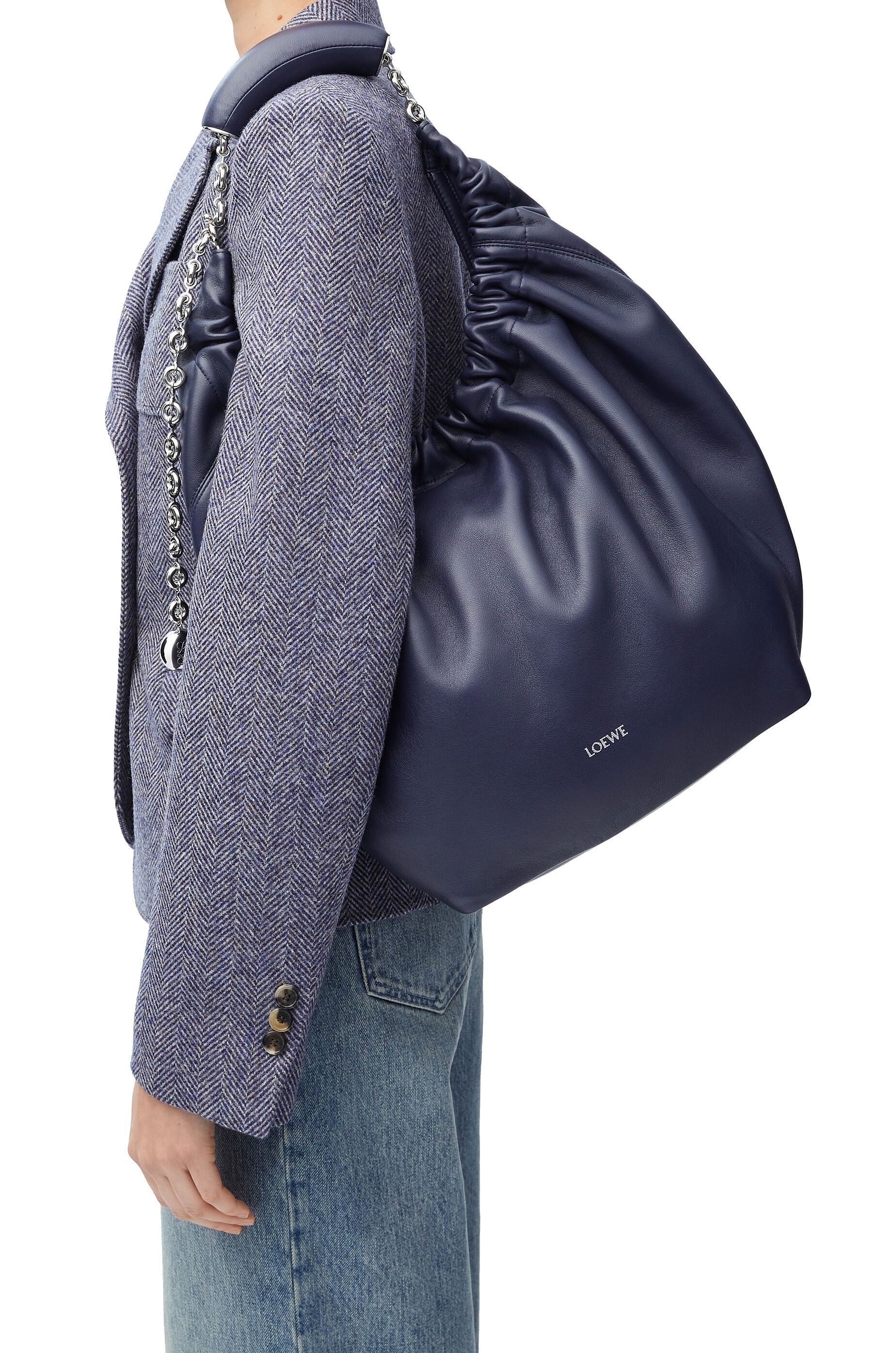 Loewe o1in1g0426 Size: OS / Medium Squeeze Bag in Abyss Blue Size ONE SIZE - 2 Thumbnail