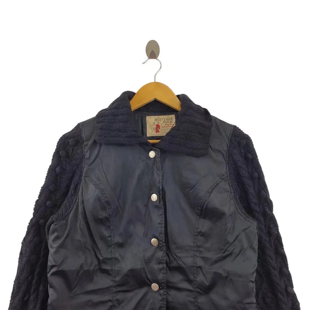 Vintage Vintage SHINJI ABE BETTY’S BLUE Patchwork Jacket Coat Size S / US 4 / IT 40 - 2 Thumbnail
