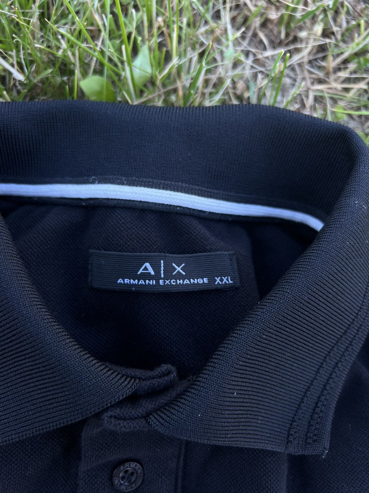 Armani Armani Exchange Polo Shirt Retro Logo Streetwear Size US XXL / EU 58 / 5 - 3 Thumbnail