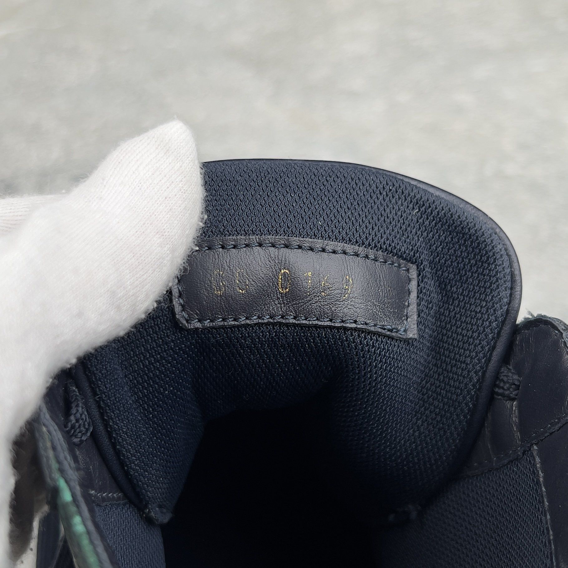 Louis Vuitton Tattoo Sneakers Logo Tartan Pattern Canvas Blue Navy Leather Size US 8 / EU 41 - 11 Thumbnail