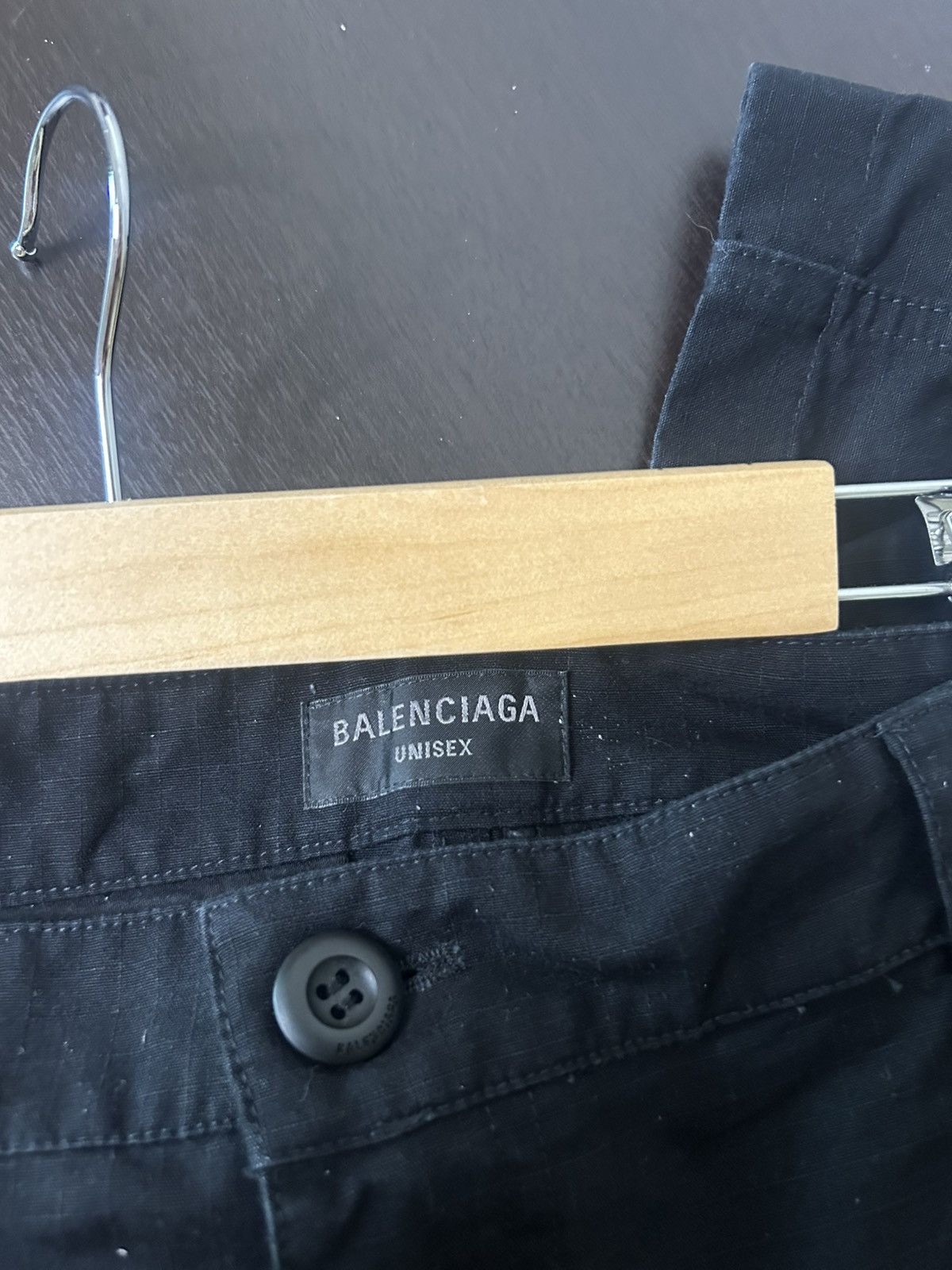 Balenciaga Balenciaga Black Flared Convertible Cargo Pants Size US 32 / EU 48 - 6 Thumbnail