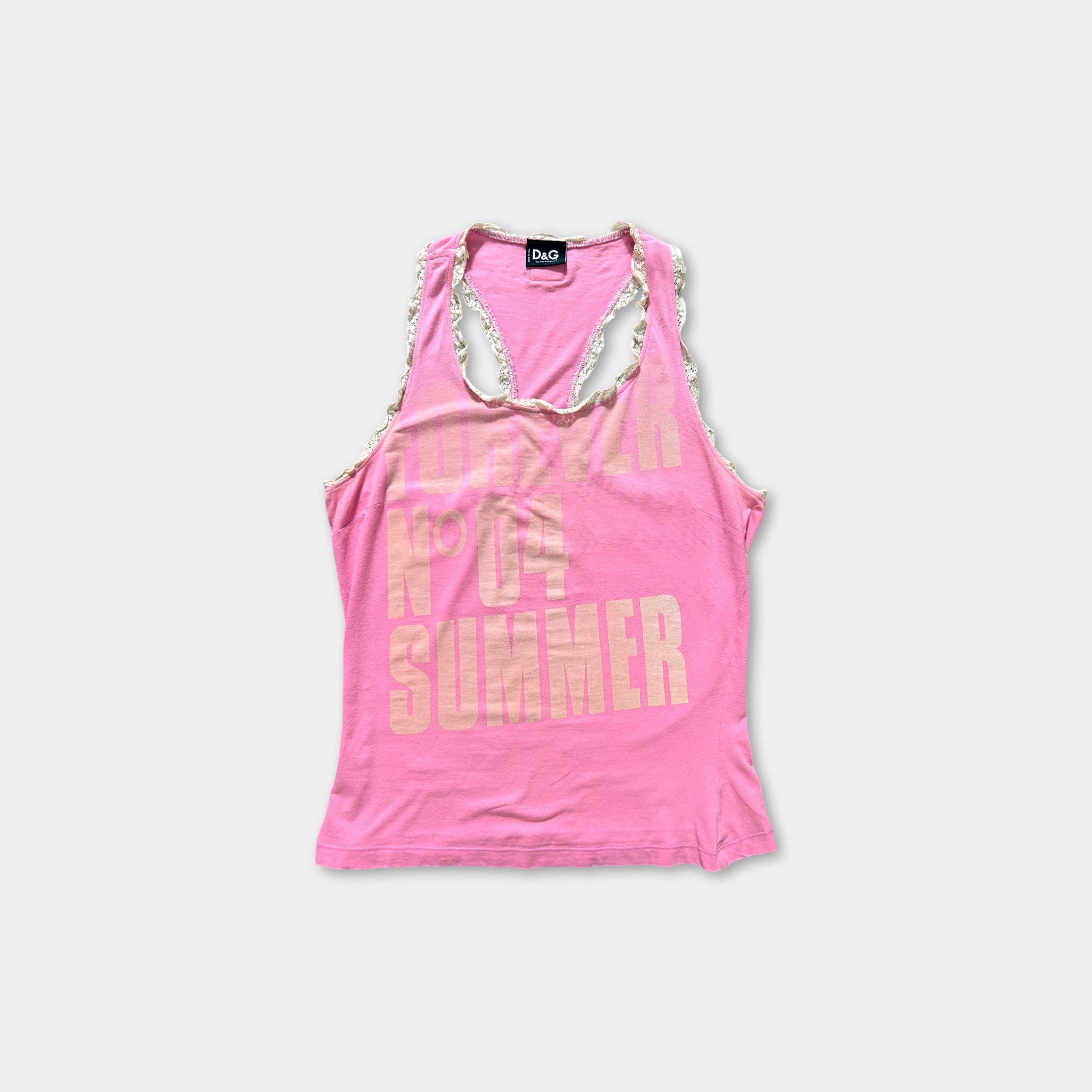 Dolce & Gabbana Dolce & Gabbana 2000's Forever N4 Summer Tank Top