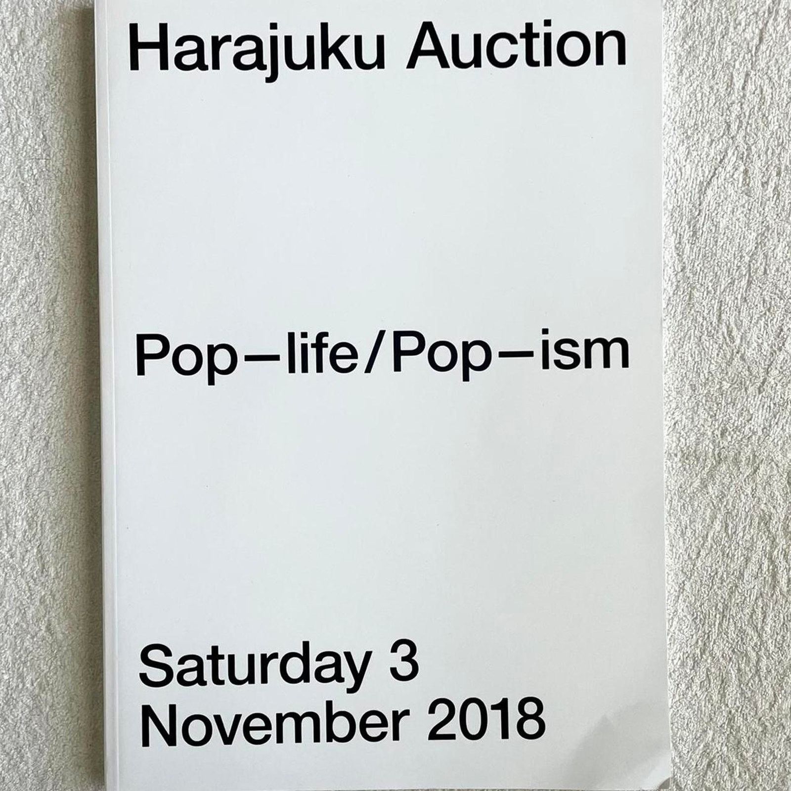 Andy Warhol × Japanese Brand × Jean-Michel Basquiat Harajuku auction 2018 limited edition SBI Art catalog BOOK Size ONE SIZE - 1 Thumbnail