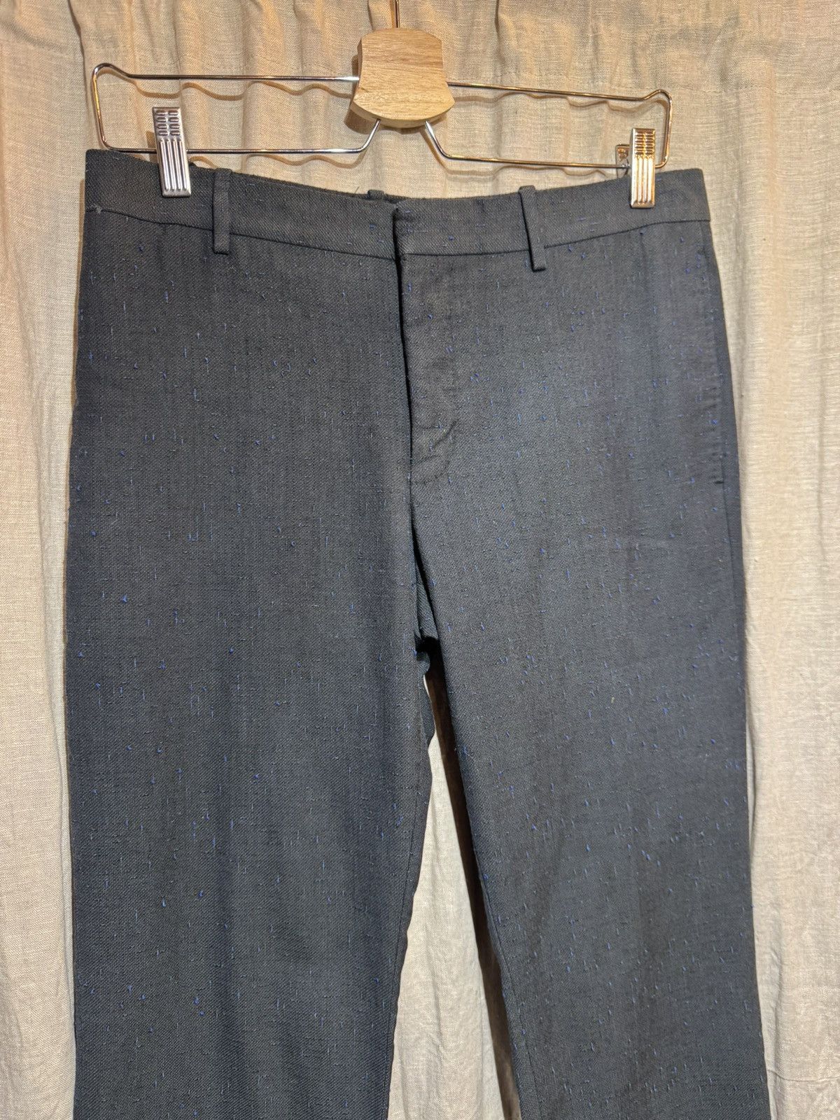 Balenciaga balenciaga tailored pants wool cotton grey blue 46 slim Size US 29 - 6 Thumbnail