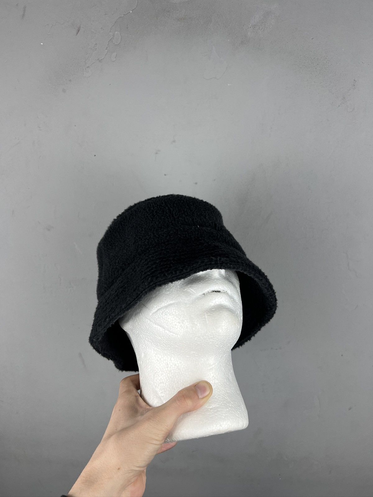 Nike × Vintage Vintage Nike Pile Fleece Bucket Hat Sherpa Y2K Size ONE SIZE - 5 Thumbnail