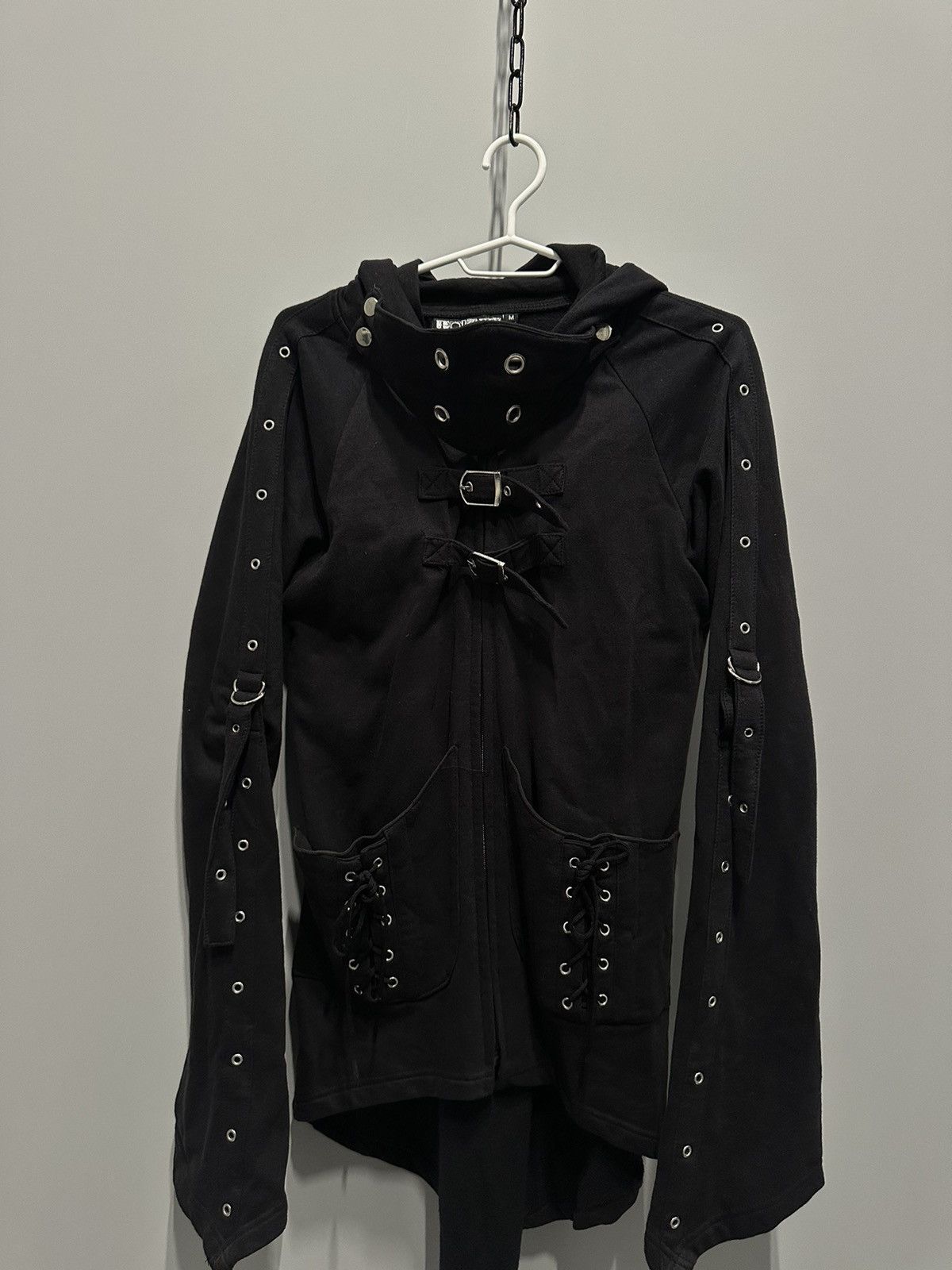 Hysteric Glamour Poizen Industries Gothic Bondage Mask Jacket Avant Garde Size M / US 6-8 / IT 42-44 - 7 Thumbnail