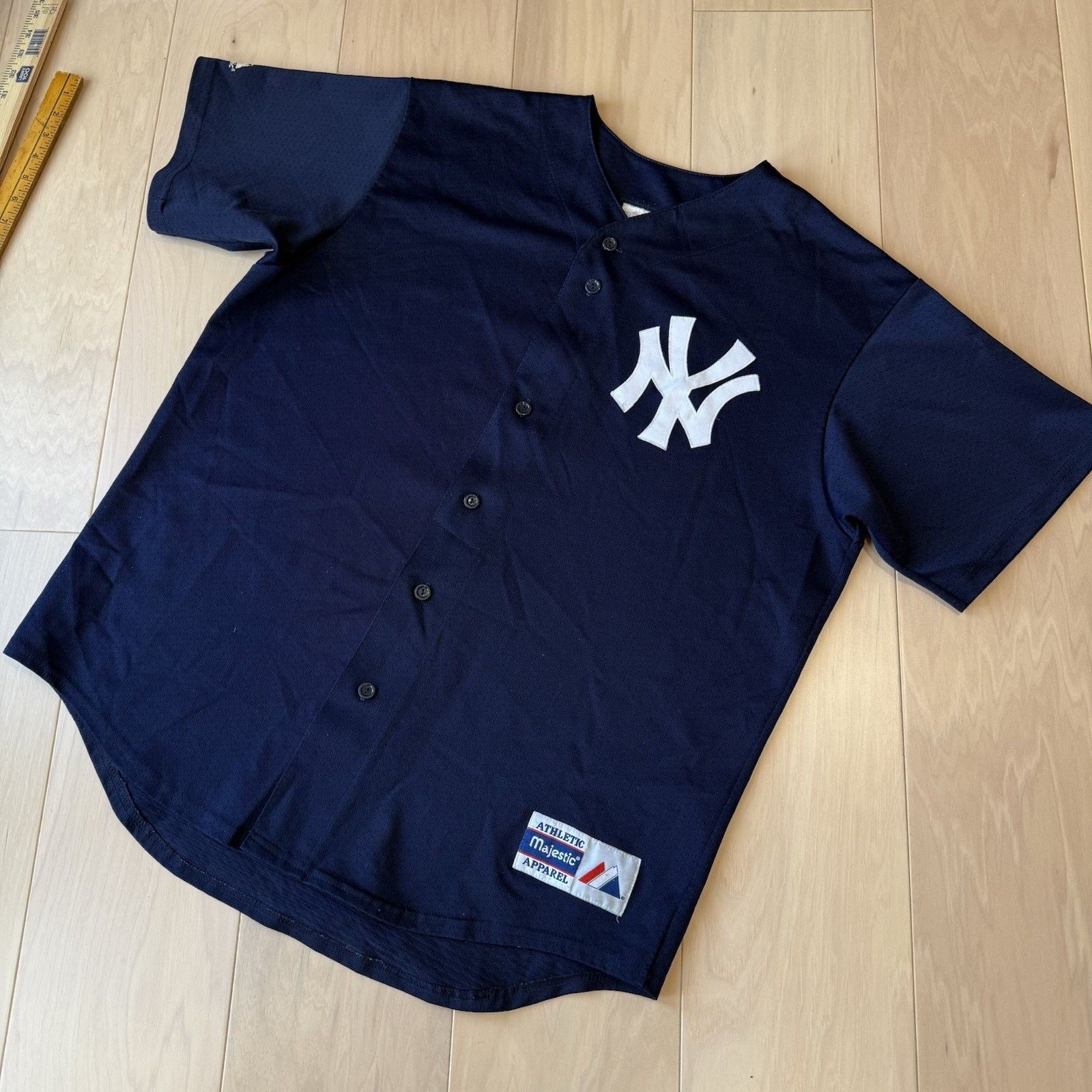 Majestic Vintage New York Yankees Jersey XL Navy 90s Majestic MLB Size US XL / EU 56 / 4 - 8 Thumbnail