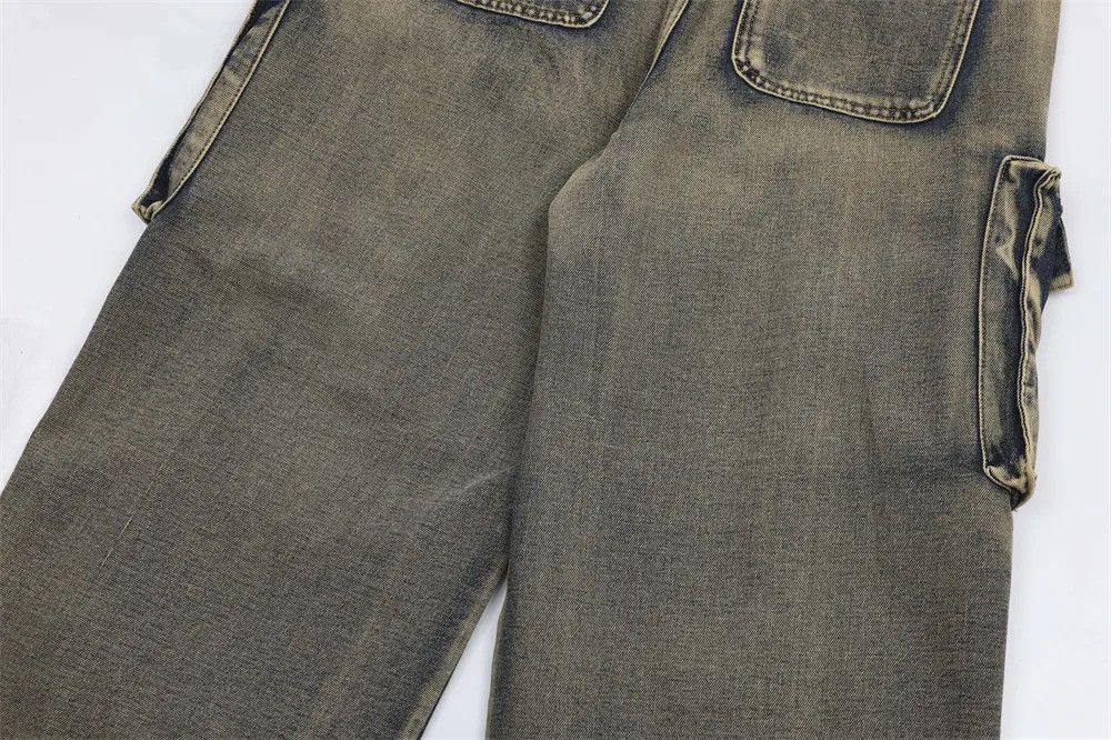 Japanese Brand × Vintage Streetwear Cargo Multi Pocket Loose Baggy Pants Jeans Size US 32 / EU 48 - 15 Thumbnail