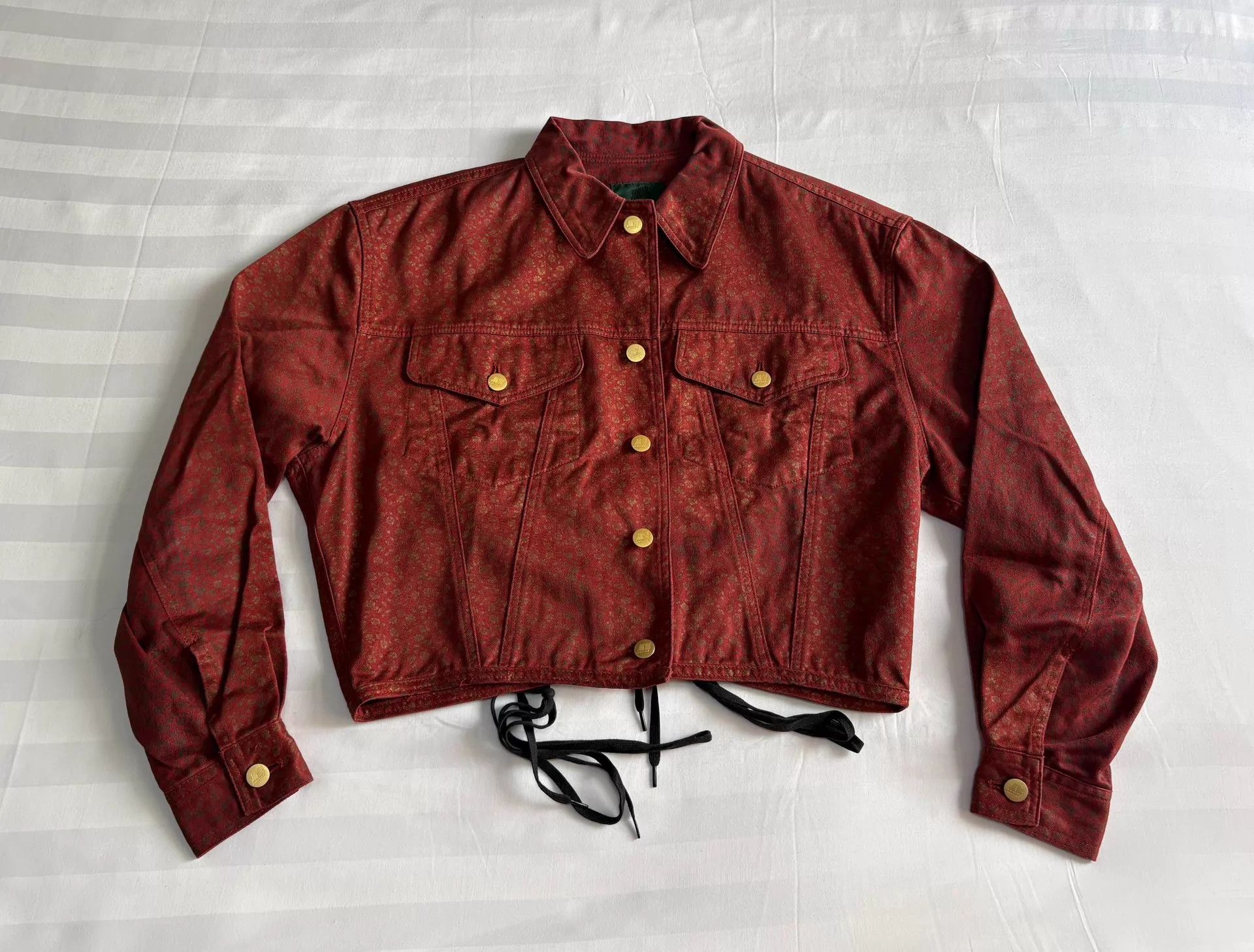 Jean Paul Gaultier Jean Paul Gaultier Vintage Floral Strap Short-Wide Jacket 48 Size US M / EU 48-50 / 2 - 1 Thumbnail