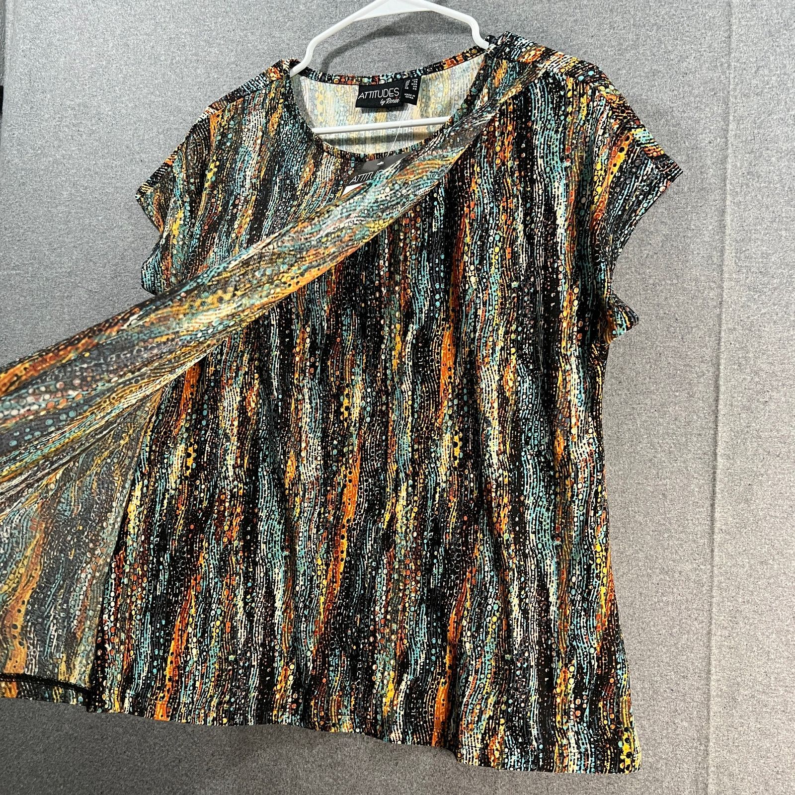 Other Attitudes by Renee Global Illusions Como Jersey Tee Size XXS / US 00 / IT 34 - 4 Thumbnail