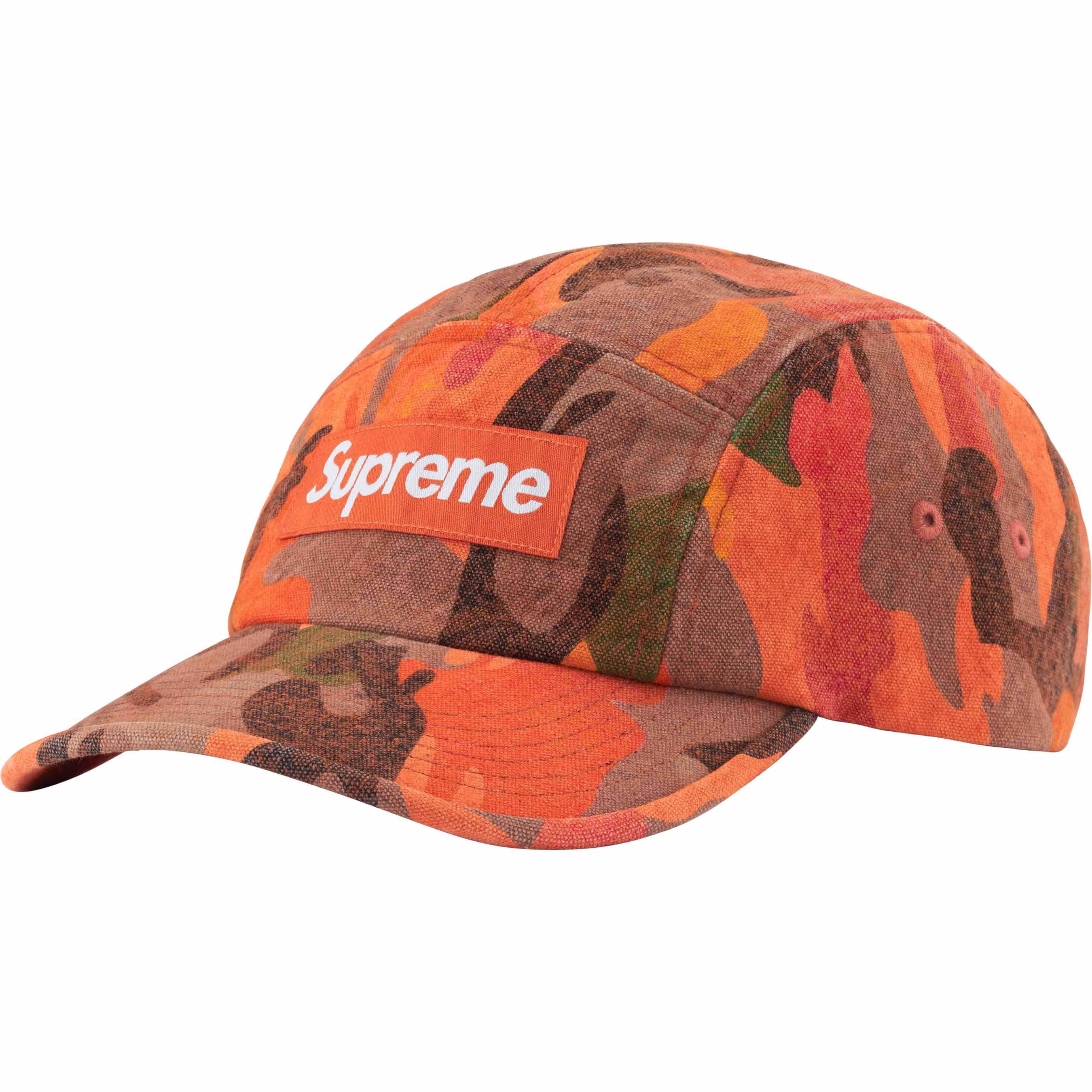 Supreme WASHED CANVAS CAMP CAP | Grailed