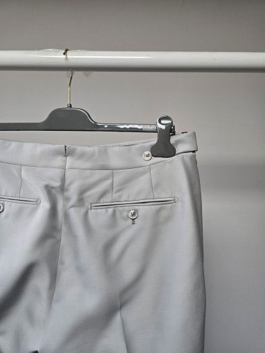 Tom Ford o1sm1stk0824 Organza Riverstwill Pant in Sky Grey Size US 34 / EU 50 - 3 Thumbnail