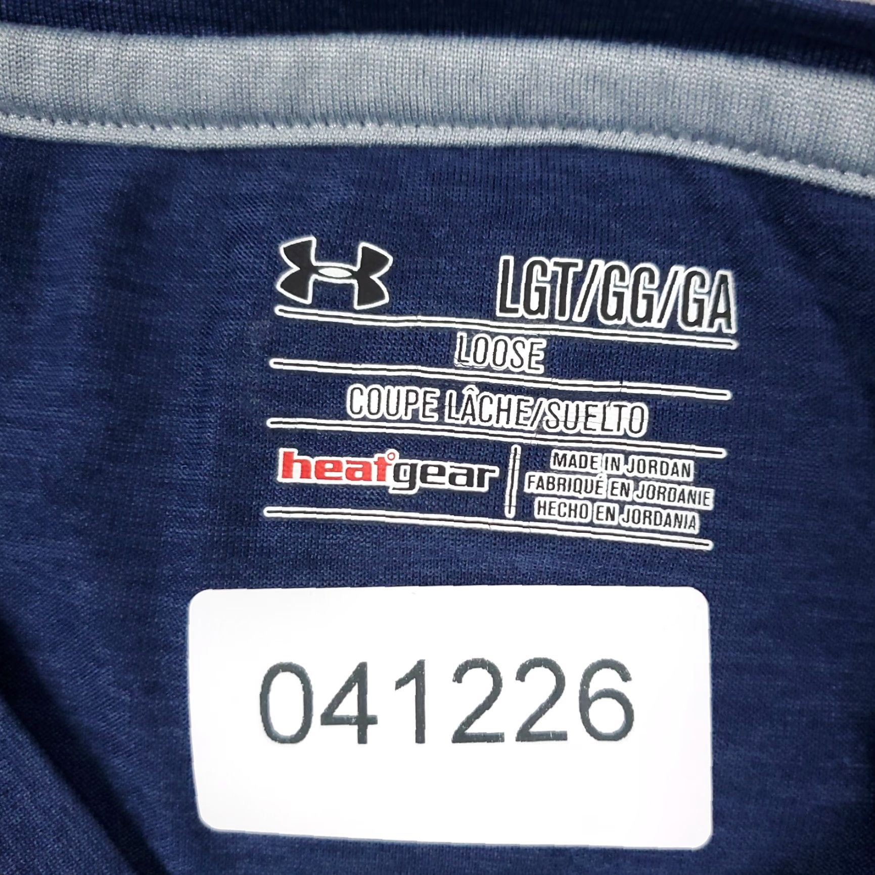 Under Armour Under Armour T Shirt Mens LT BlueCrew Neck Pullover Short Sleeve Basic Activewear Logo Breathable Sports Size US L / EU 52-54 / 3 - 8 Thumbnail