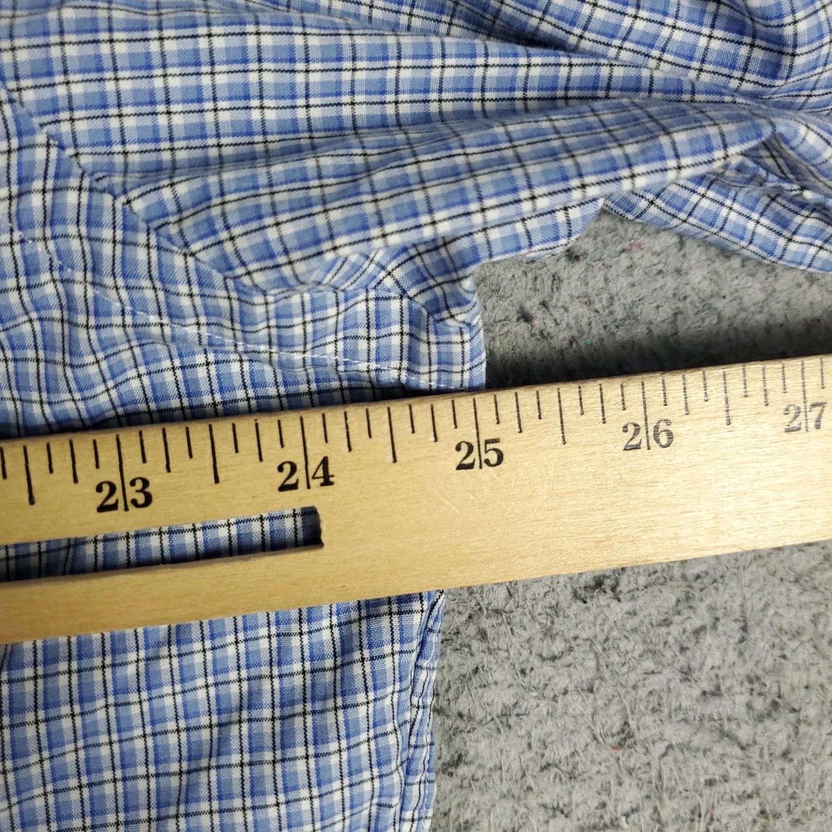 Ralph Lauren VINTAGE Ralph Lauren Shirt Men XL Blue White Plaid Long Sleeve Button-Down Classic Preppy Size US XL / EU 56 / 4 - 6 Thumbnail