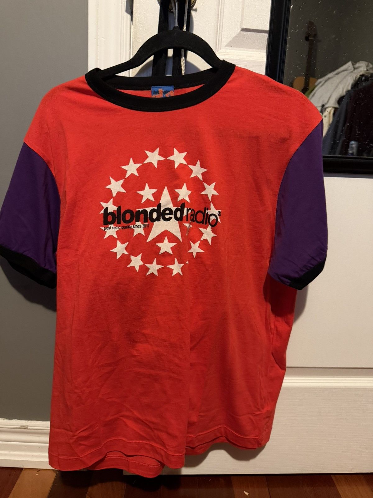 Frank Ocean Blonded ringer t shirt Size US XL / EU 56 / 4 - 1 Thumbnail