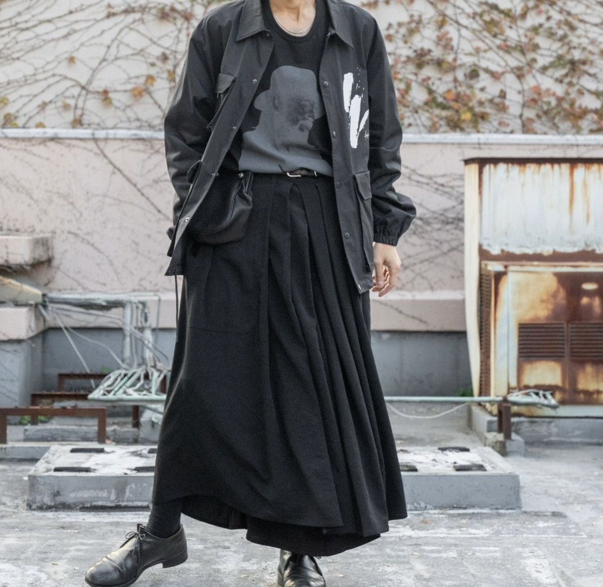 Yohji Yamamoto Yohji Yamamoto Pour Homme AW16 wool Hakama Pants Size US 32 / EU 48 - 12 Thumbnail