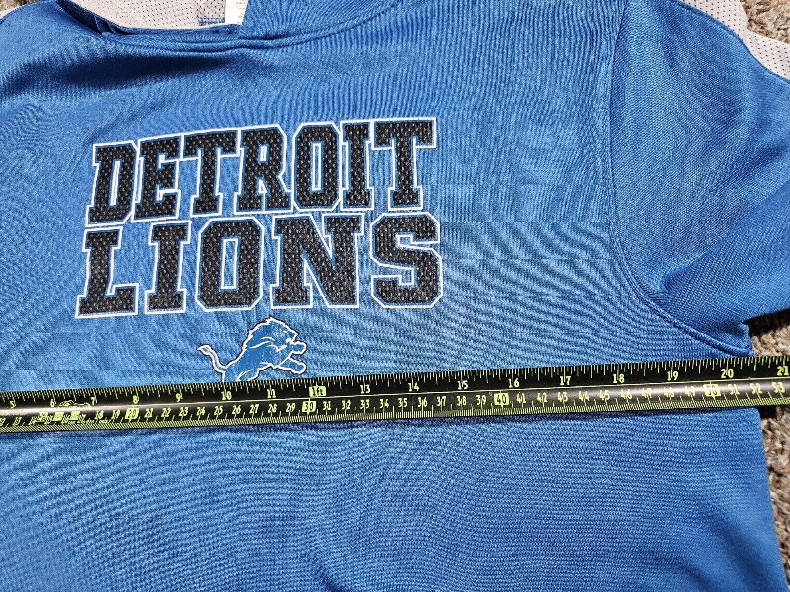 Nike NFL Apparel Detroit Lions Youth XL 18/20 Hoodie Blue Issues* Size US XXS / EU 40 - 8 Thumbnail