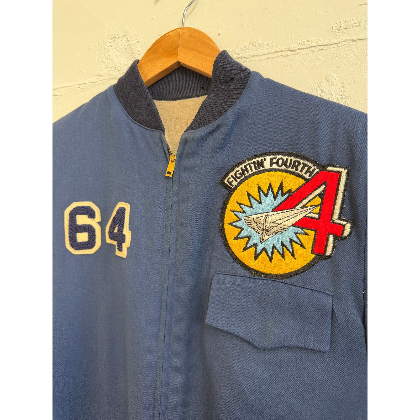 Vintage Authentic US Airforce Fighting 4th 60's Reversible Jacket Size US S / EU 44-46 / 1 - 3 Thumbnail
