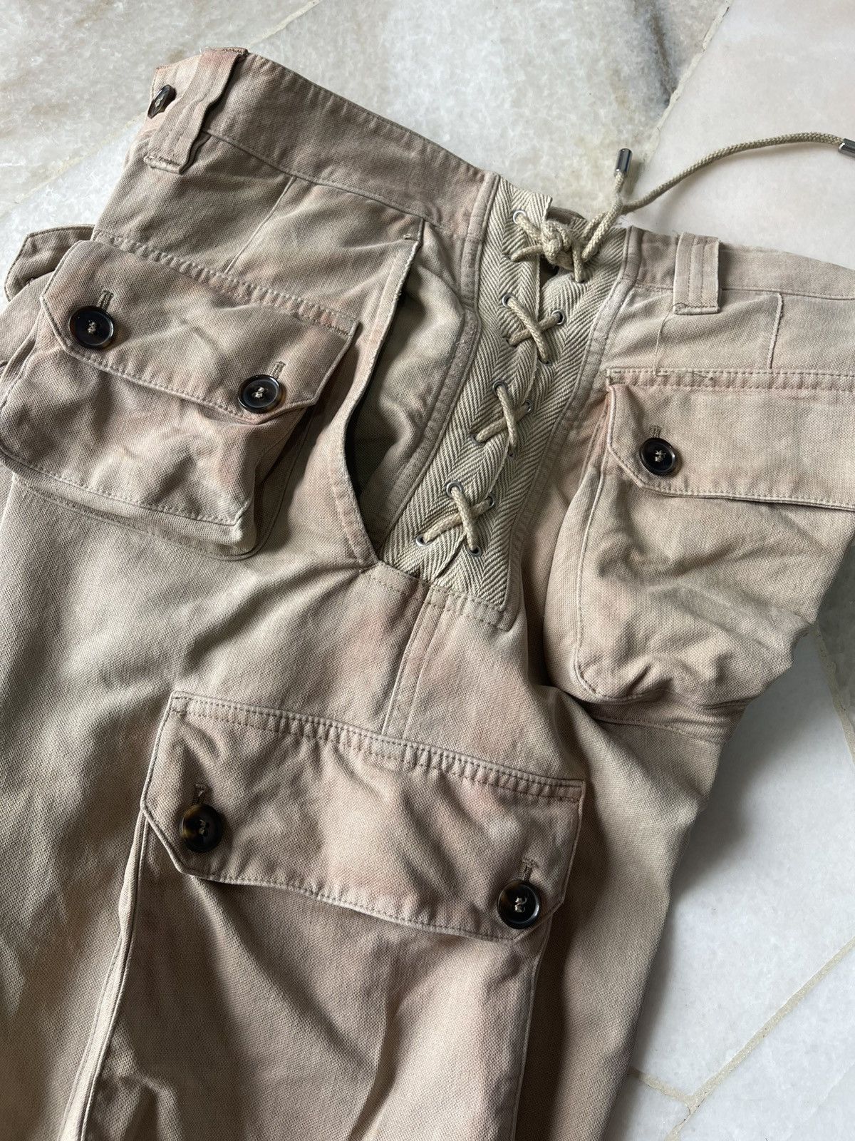 Dolce & Gabbana 2000s Dolce & Gabbana 3D Cargo Pants Size US 32 / EU 48 - 7 Thumbnail