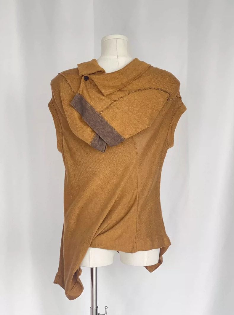 Yohji Yamamoto Yohji Yamamoto size 2 Vintage Brown Irregular Deconstructe Size M / US 6-8 / IT 42-44 - 5 Thumbnail