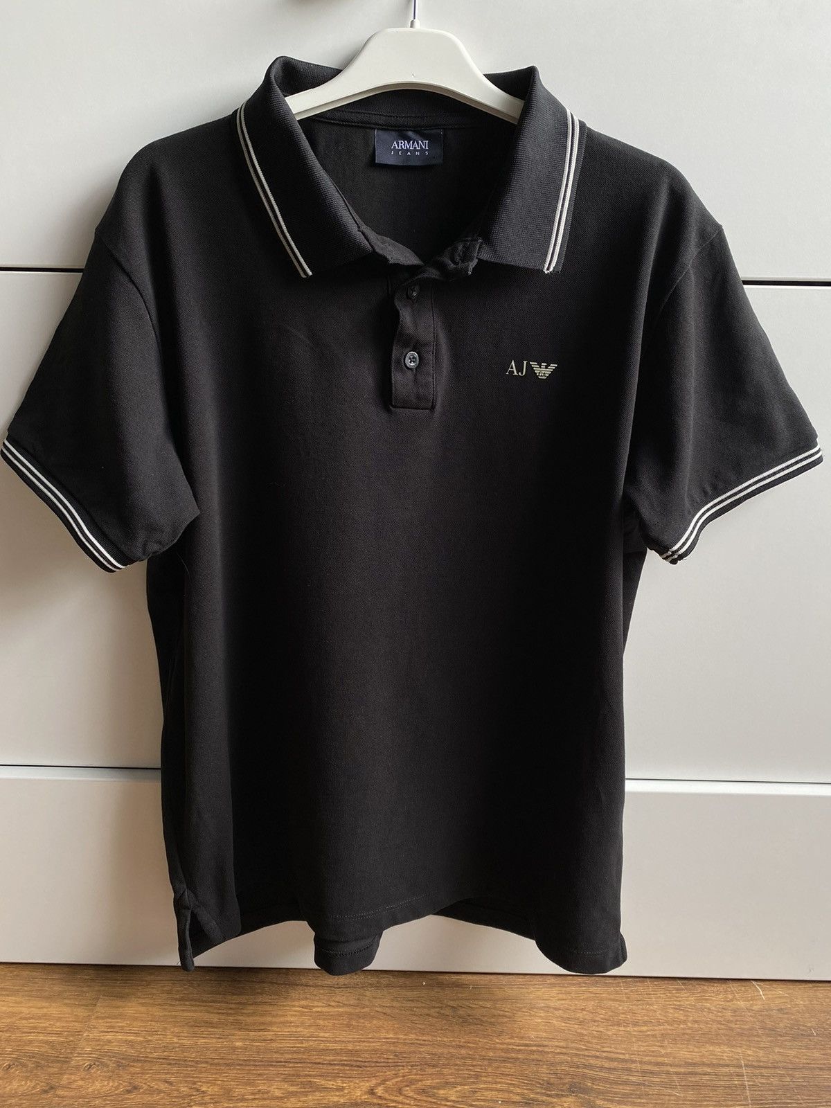 Armani Armani Jeans Polo Size US L / EU 52-54 / 3 - 2 Thumbnail