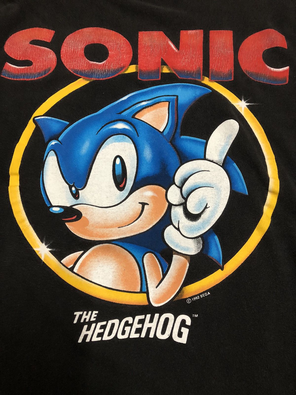 Vintage Vintage 90s SEGA SONIC THE HEADHOG T-shirt Size US XL / EU 56 / 4 - 3 Thumbnail