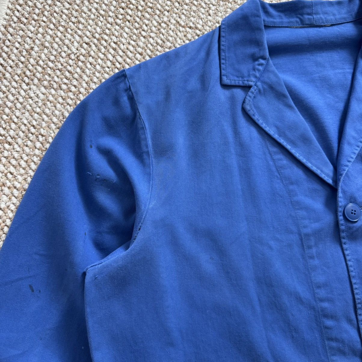 Le Laboureur Vintage french distressed workwear faded jacket Size US L / EU 52-54 / 3 - 3 Thumbnail
