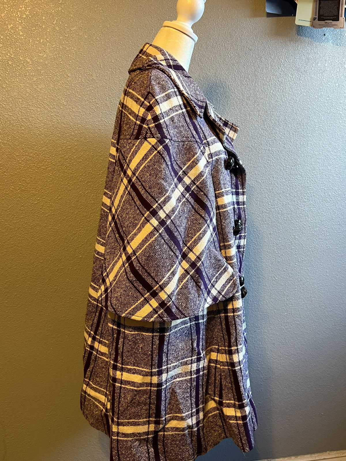 Gucci Gucci plaid print cape Size XS / US 0-2 / IT 36-38 - 3 Thumbnail