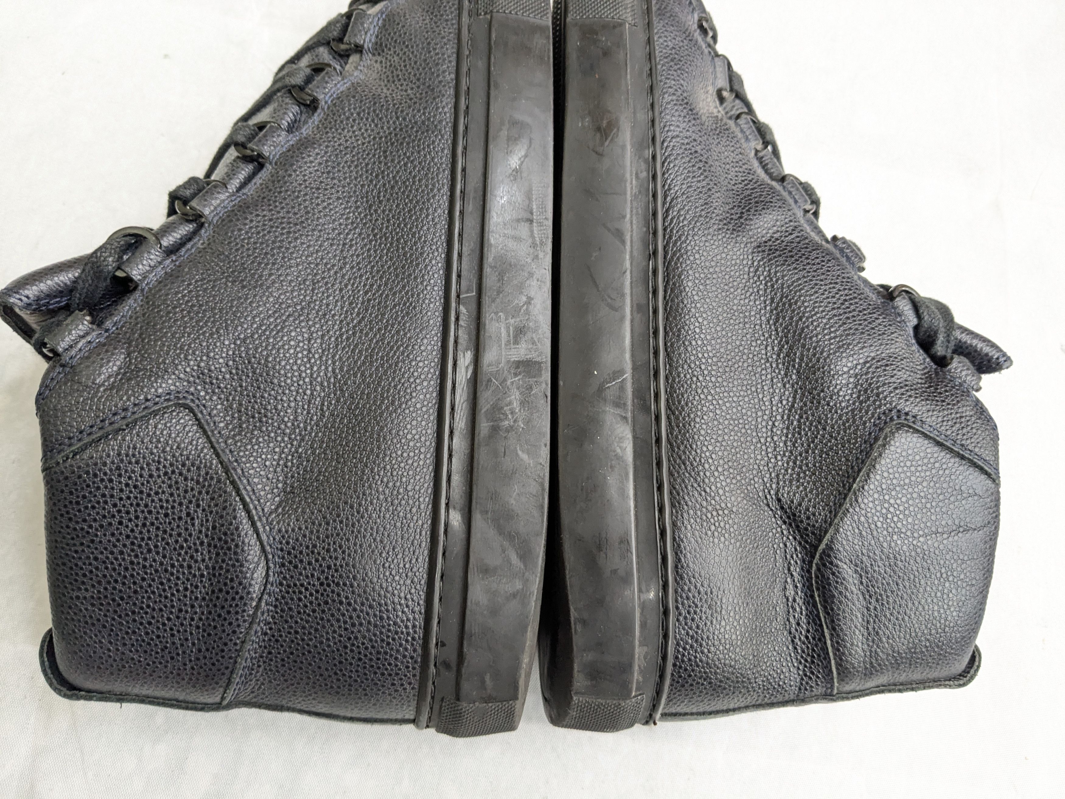 Balenciaga Balenciaga Arena Navy Blue Black 7 40 High Tops Leather Size US 8 / EU 41 - 11 Thumbnail
