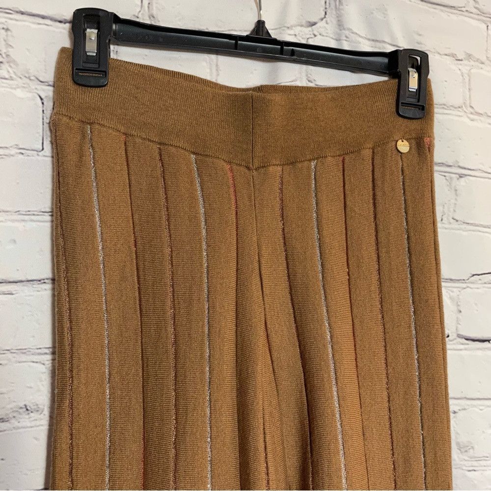 Other NWT New LUCKYLU Milano $211 Boho Brown Knit Pants Size S Size 28" / US 6 / IT 42 - 4 Thumbnail