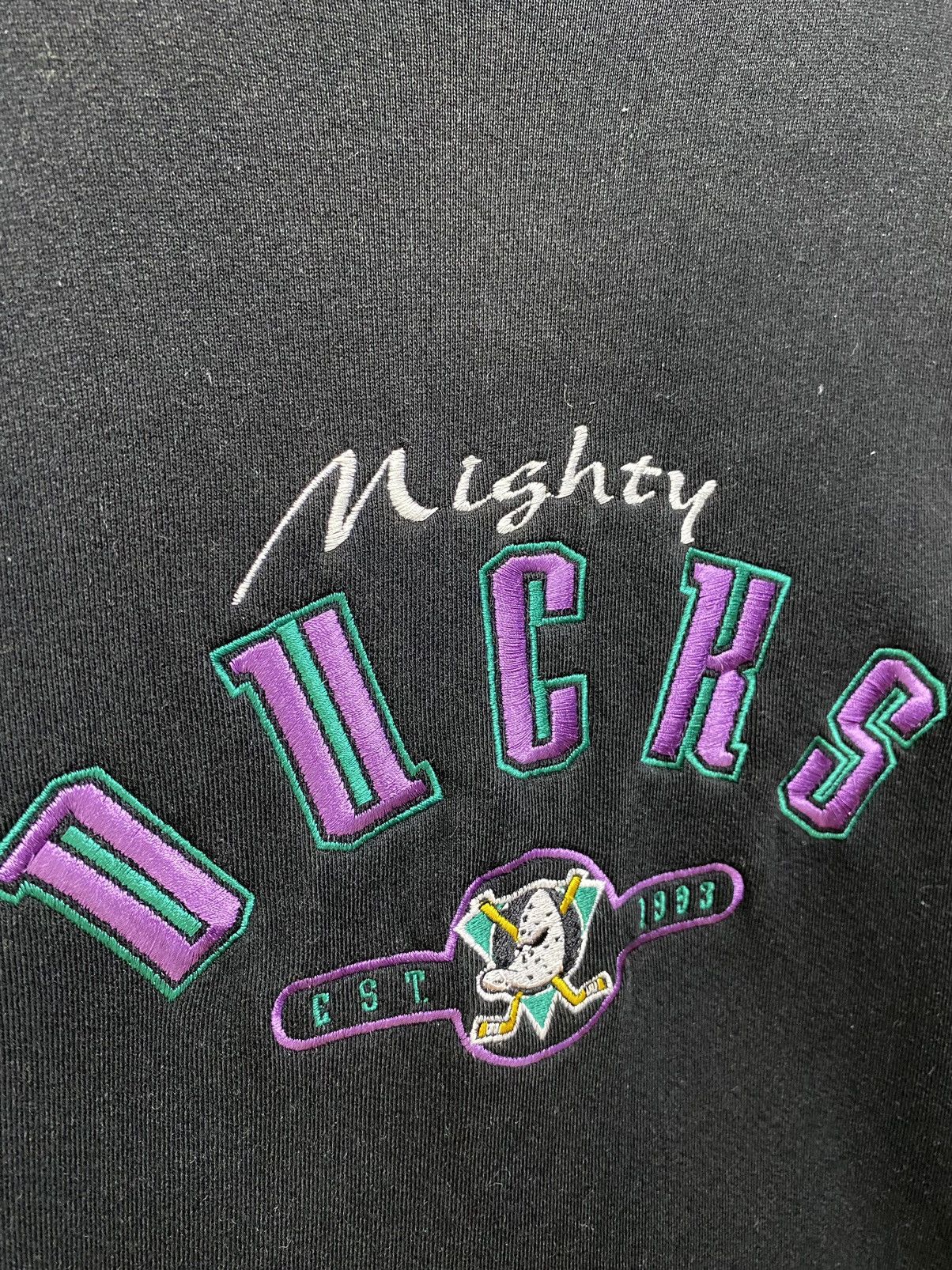 Pro Player Vintage Anaheim Mighty Ducks Crewneck Sweatshirt Size L Size US L / EU 52-54 / 3 - 6 Thumbnail