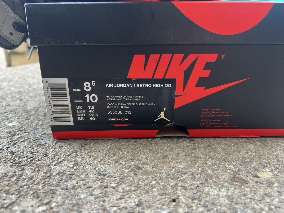Jordan Brand × Nike Jordan Retro 1’s Shadow Size US 8.5 / EU 41-42 - 8 Thumbnail