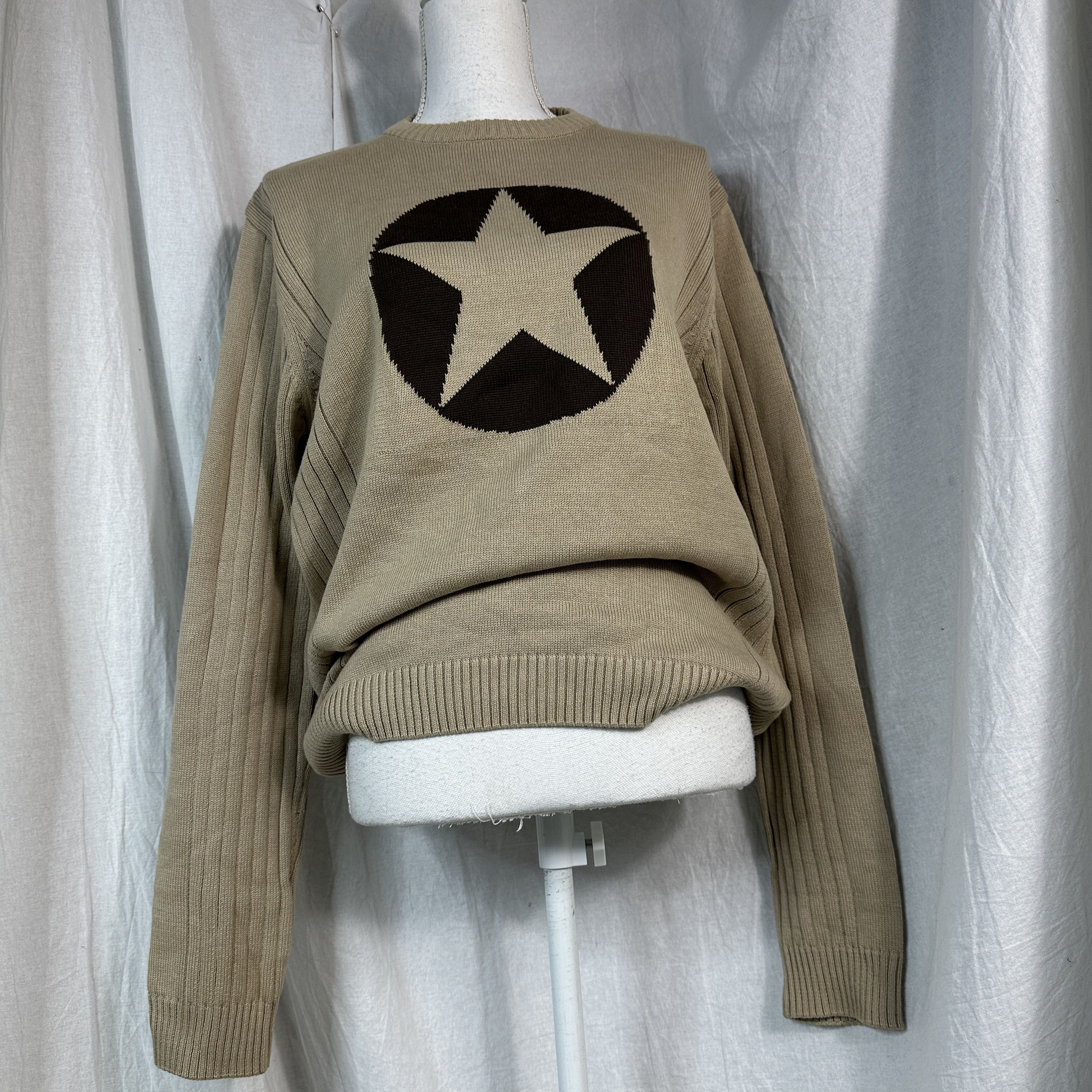 Vintage Vintage Ribbed Sweater Star Size US M / EU 48-50 / 2 - 4 Thumbnail