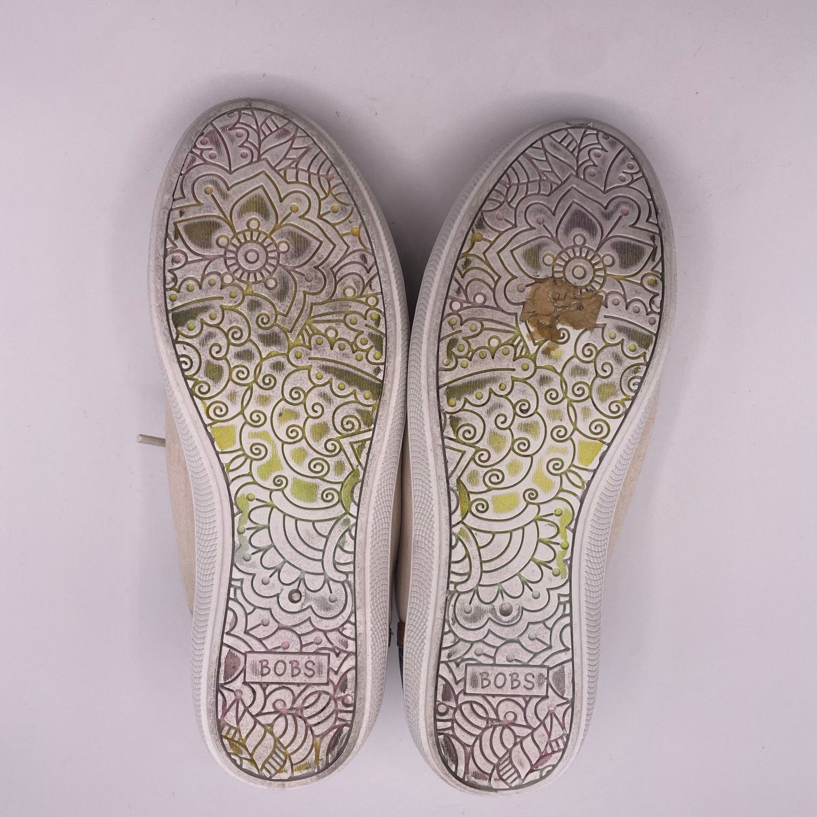 SKECHERS Skechers Bobs B Cute Natural White Canvas Shoes Womens 6.5 Size US 6.5 / IT 36.5 - 8 Thumbnail