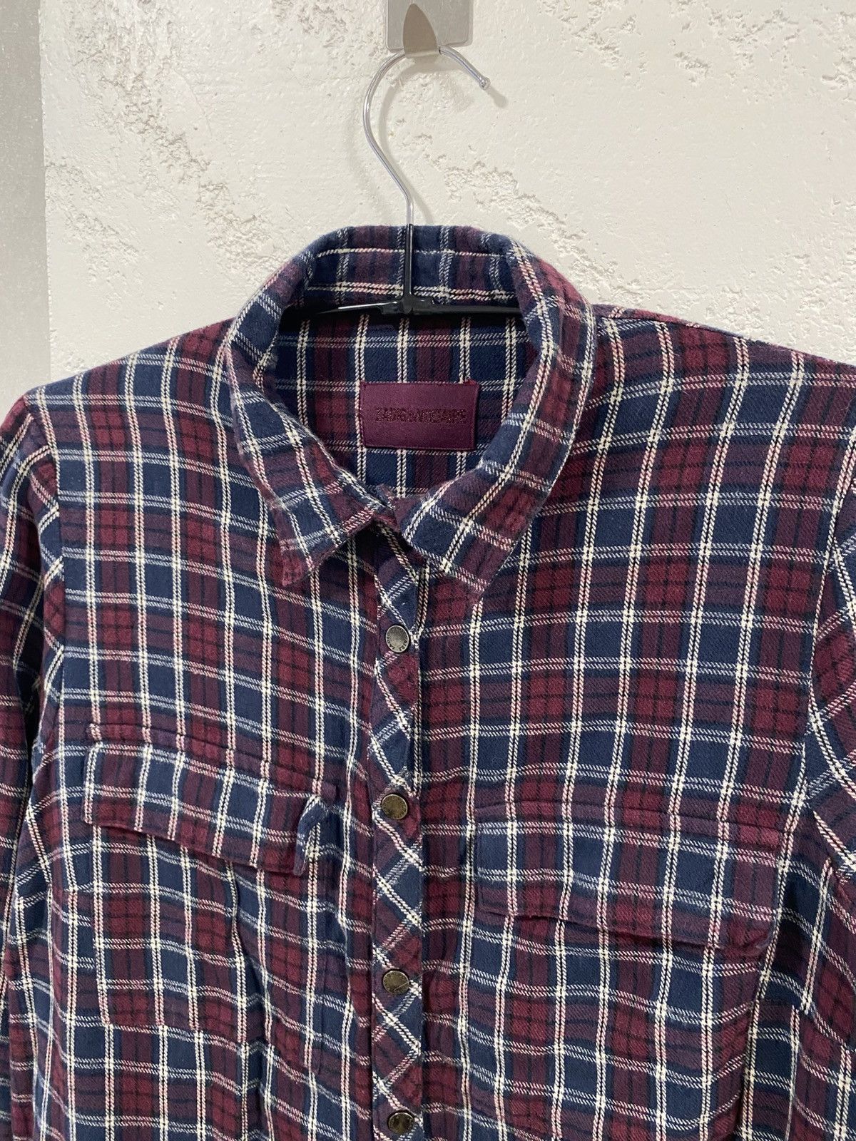 Zadig & Voltaire Zadig & Voltaire Checkered Flannel Button Shirt Angel Size S Size S / US 4 / IT 40 - 2 Thumbnail