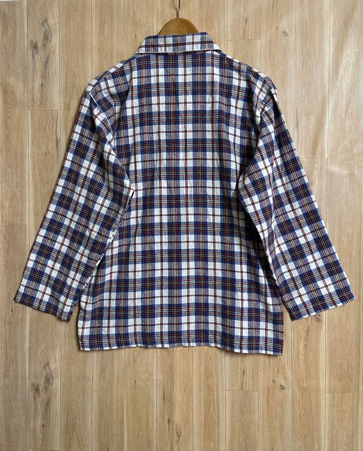 Vintage × Yohji Yamamoto Yohji Yamamoto Button Up Shirt Checkered L Fit M Linen Size US M / EU 48-50 / 2 - 8 Thumbnail