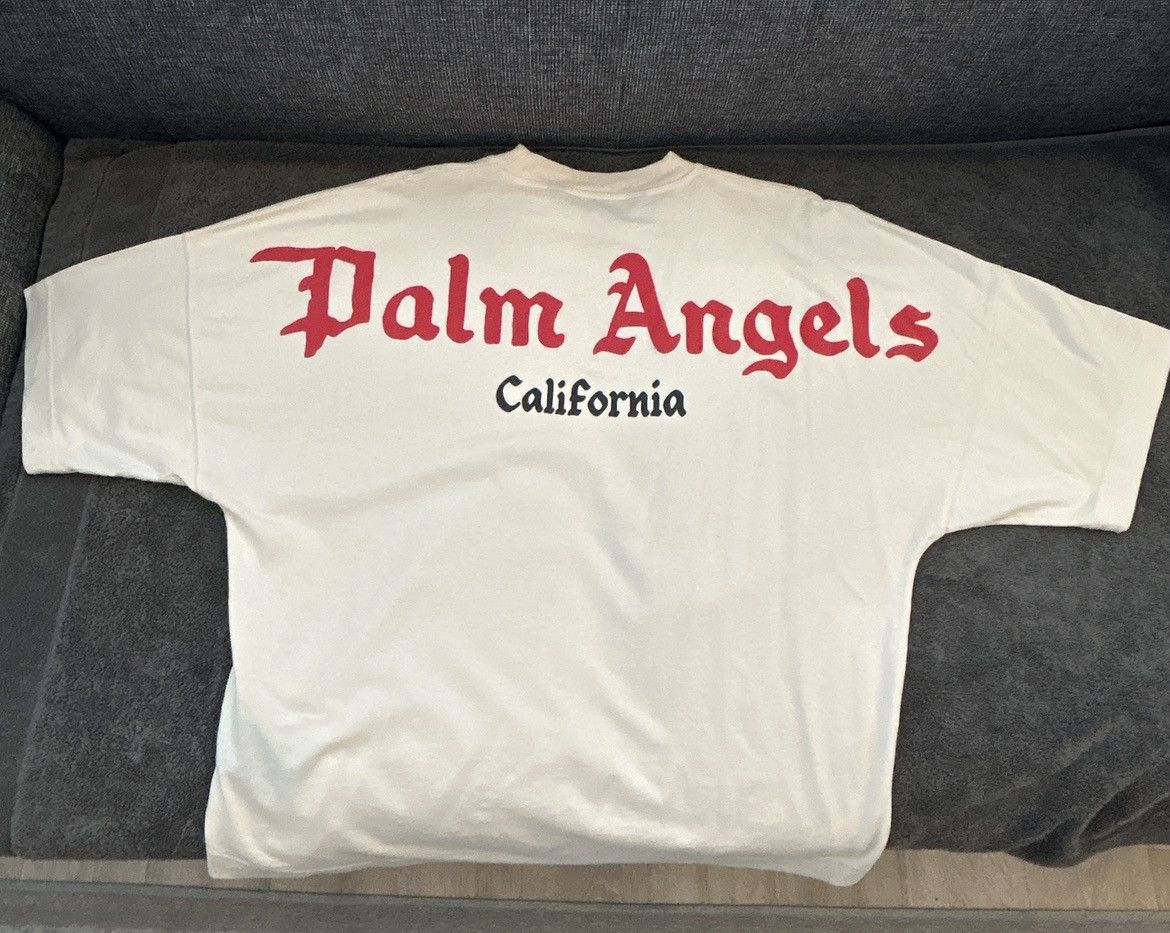 Palm Angels Greetings from California Off-White/Red!