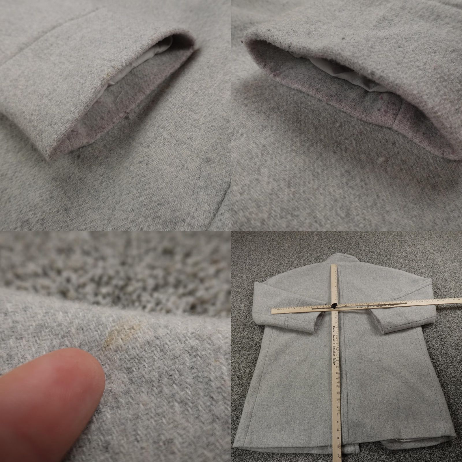 J.Crew **J Crew Women's Mid-Length Wool Blend Coat 22 Gray Full Zip Lined** User: J Crew Women's Mid-Length Wool Blend Coat 22 Gray Full Zip Lined Size 3XL / US 20-22 - 8 Thumbnail