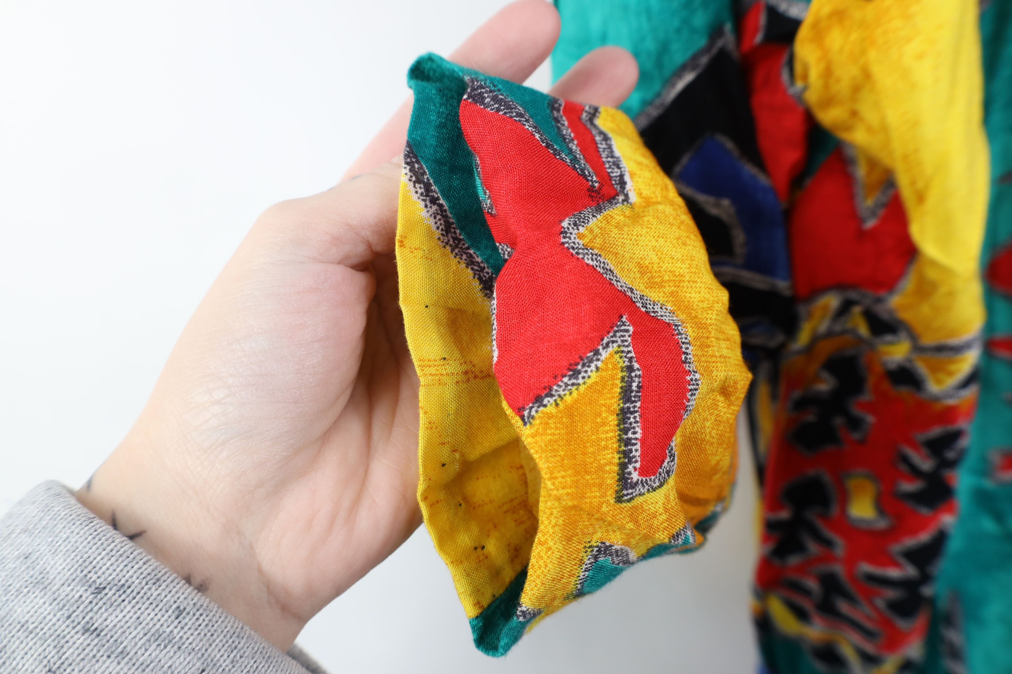 Vintage Vintage 90s Streetwear Southwestern Open Front Jacket Size 3XL / US 20-22 - 6 Thumbnail