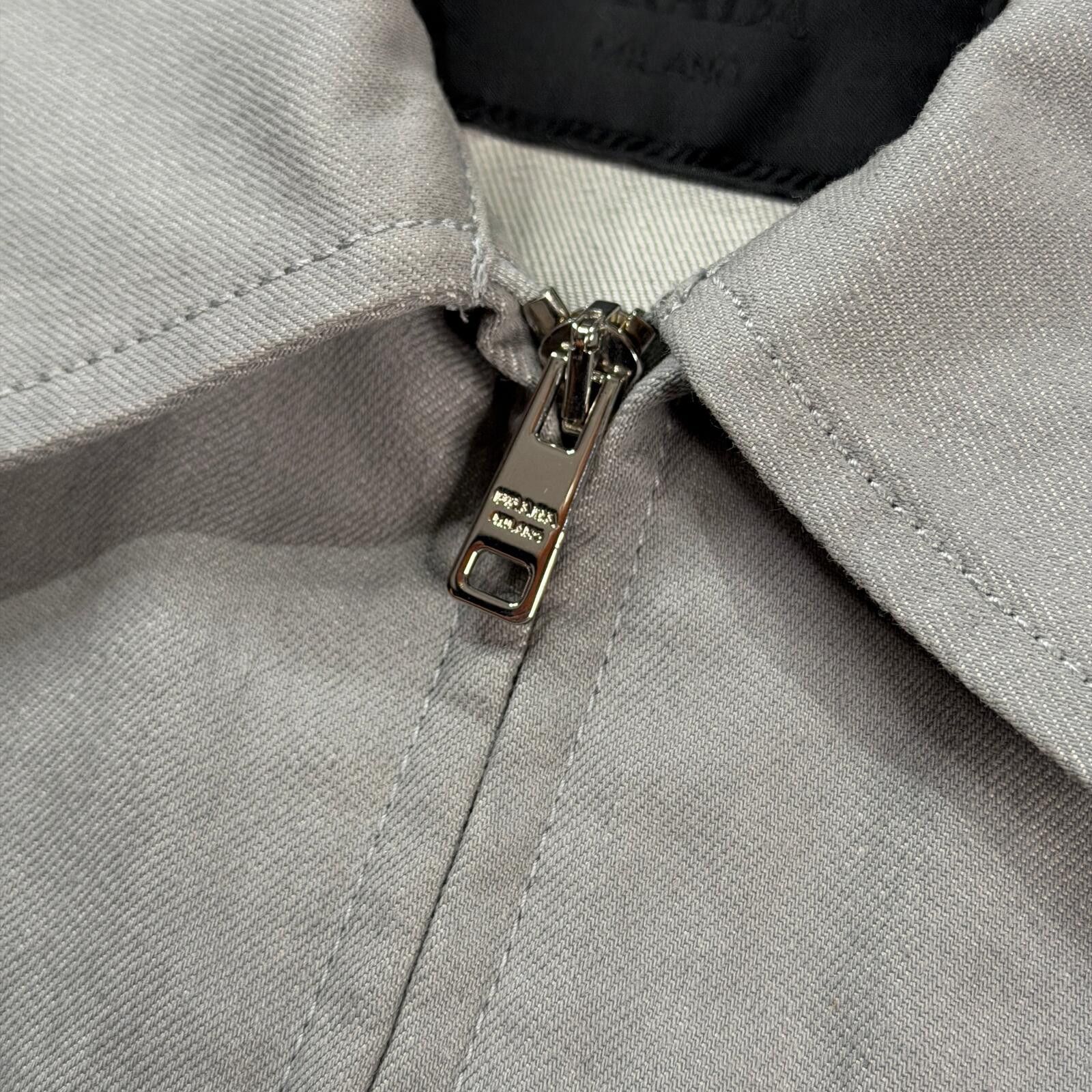Prada Prada Denim Blouson Jacket Size US L / EU 52-54 / 3 - 6 Thumbnail