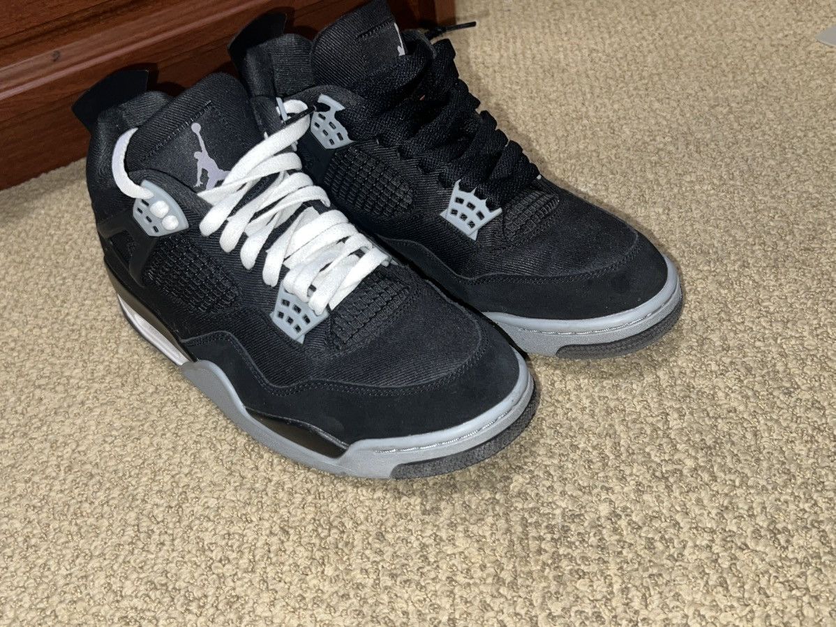 Jordan Brand Jordan 4 Black canvas Size US 9 / EU 42 - 10 Thumbnail