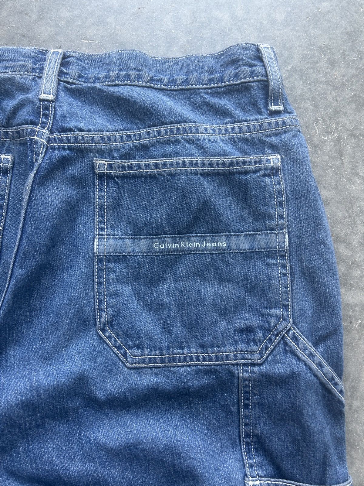 Calvin Klein × Vintage Vintage Y2K Baggy Calvin Klein Carpenter Jeans 29x29 Size US 29 - 3 Thumbnail