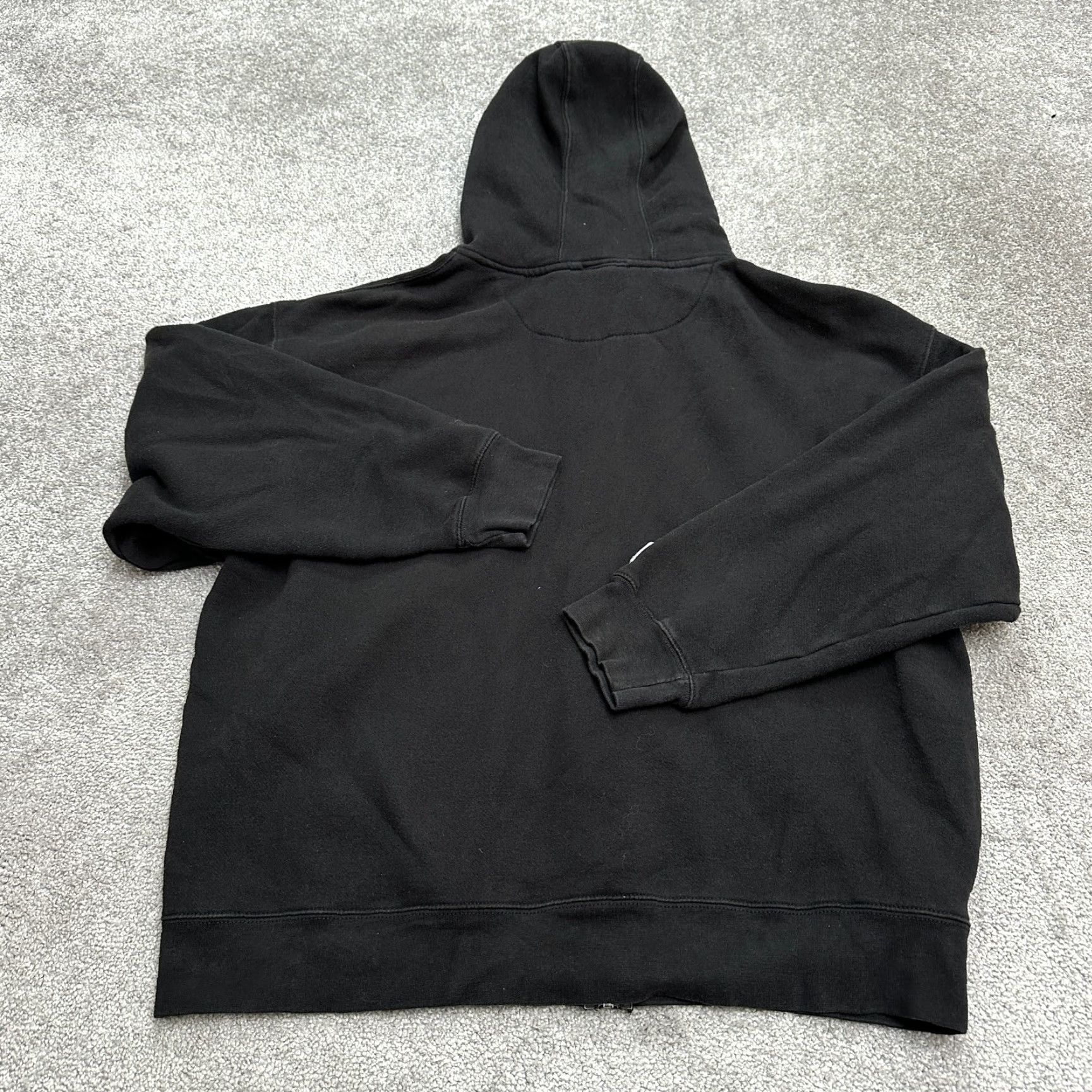 Vintage Ten Toes Down Hoodie Men 2XL Brown Graphic Zip Hooded Sweatshirt Cotton Full Zip Full Zip Hoodie All Seasons Sports Skateboarding | Mens Size US XXL / EU 58 / 5 - 2 Thumbnail