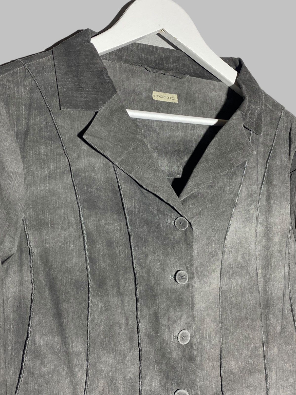 Annette Gortz Annette Gortz Linen Coat Jacket Size M / US 6-8 / IT 42-44 - 10 Thumbnail