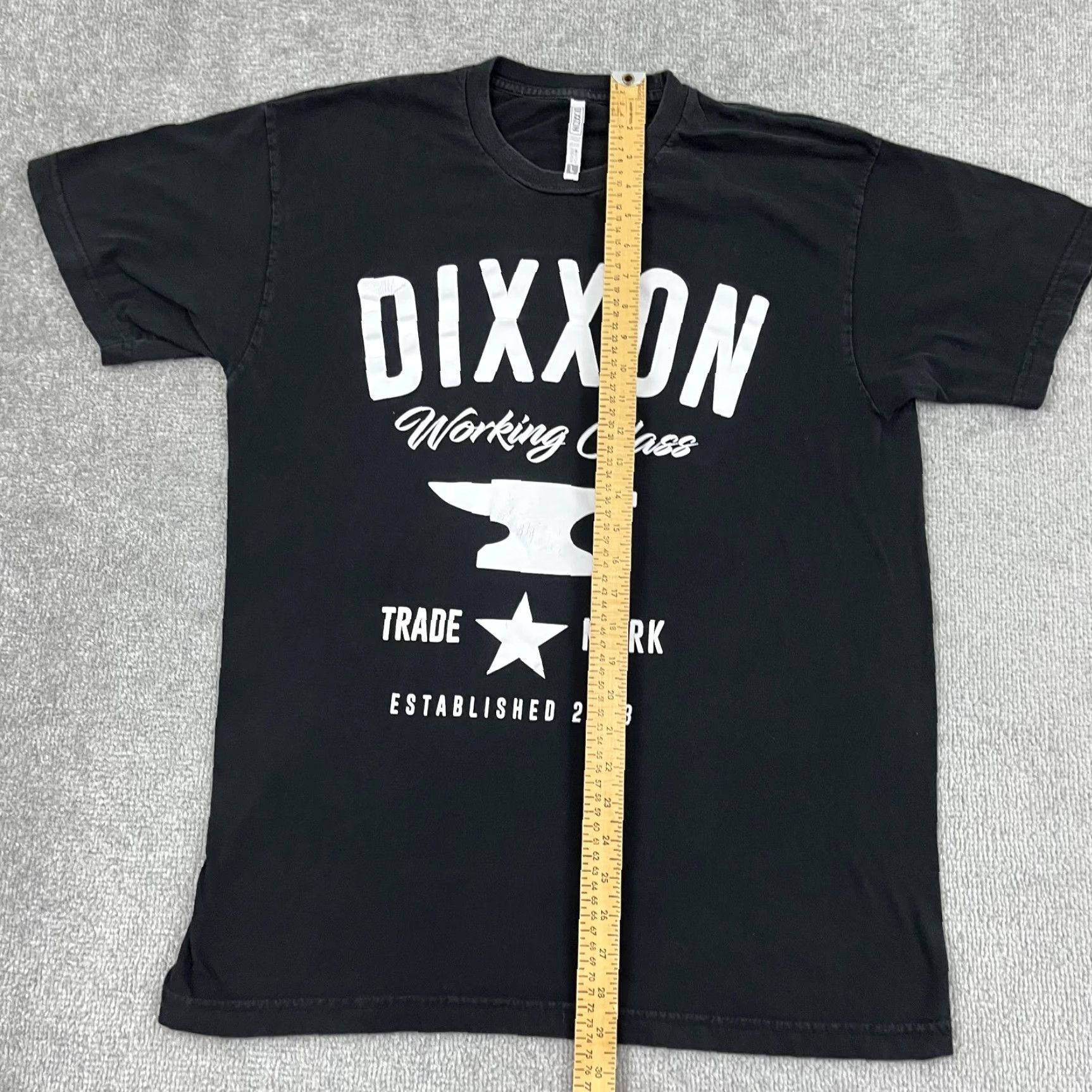 CO VINTAGE Dixxon Flannel Co Shirt Mens Large Black White Working Class Blue Collar Graphic Size US L / EU 52-54 / 3 - 4 Thumbnail