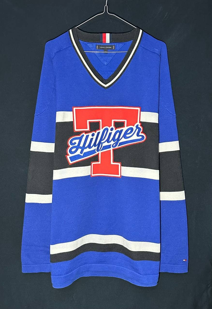 NHL × Tommy Hilfiger Tommy Hilfiger sweatshirt men big logo sport hockey style Size US XXL / EU 58 / 5 - 1 Thumbnail