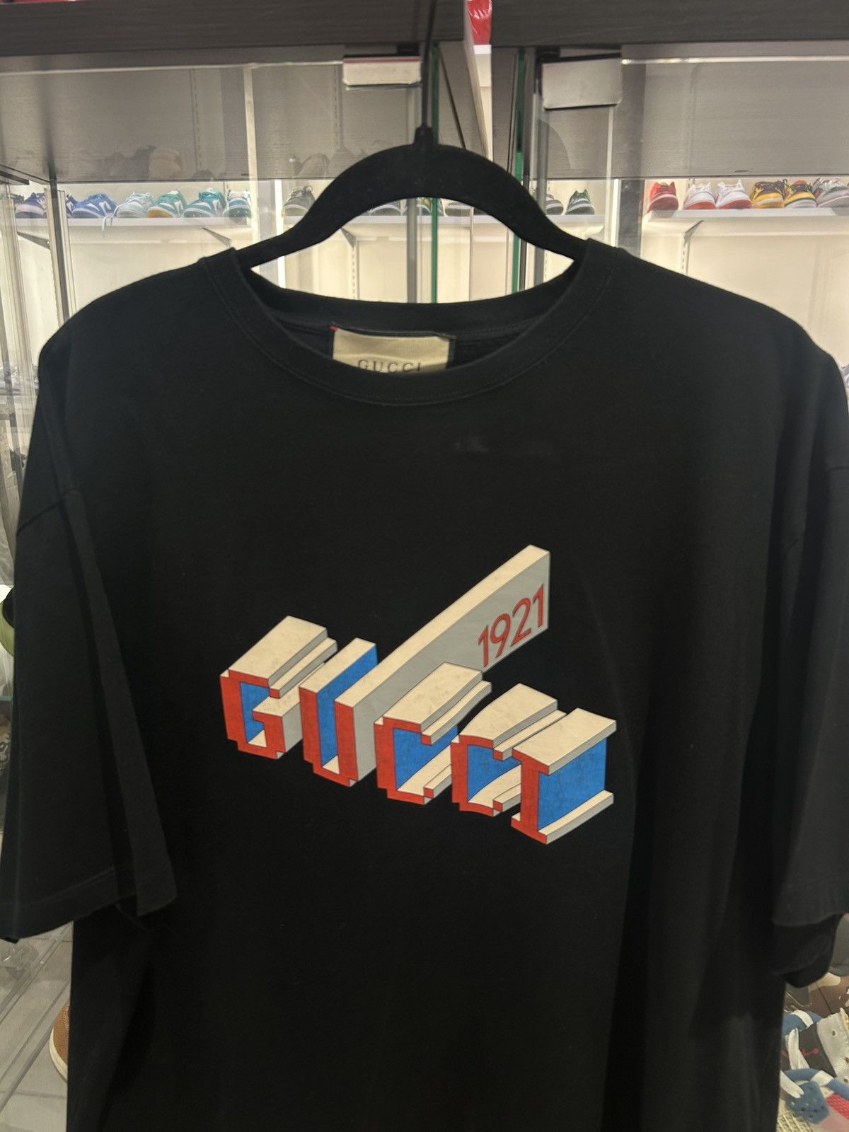 Gucci Gucci 3D 1921 logo tee Size US XXL / EU 58 / 5 - 2 Thumbnail