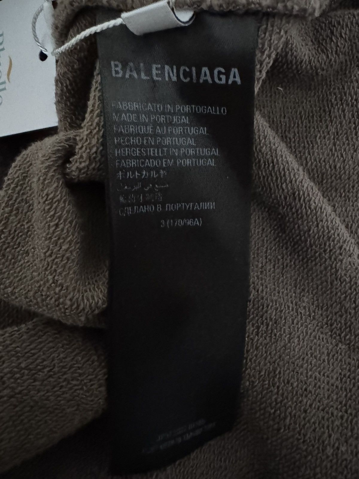 Balenciaga Balenciaga Metal Logo Hoodie Beige Size 3 🌊🌊BLUELLE🌊🌊 Size US L / EU 52-54 / 3 - 5 Thumbnail