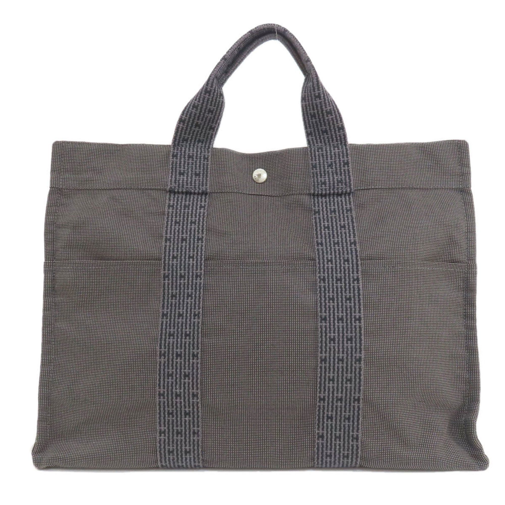 image of Hermes Air Line Mm Tote Bag Canvas Women's Hermes in Grey